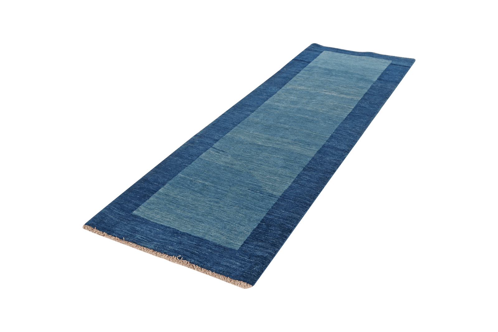 Gabbeh — Hand-knotted, 90x263 cm, Blue, 100% Virgin Wool | View 5
