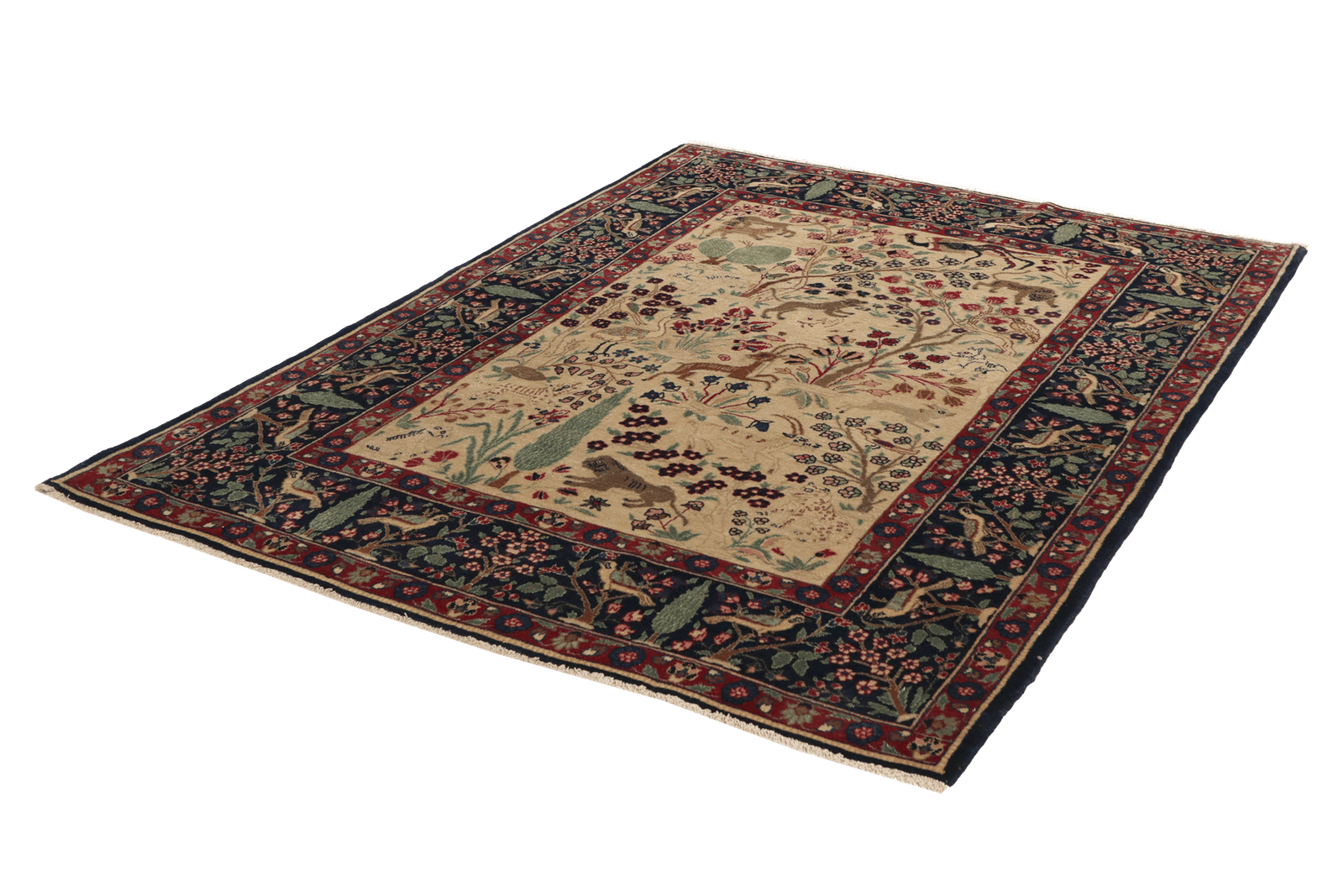 Khoy — Hand-knotted, 152x190 cm, Beige, 100% Virgin Wool | View 6