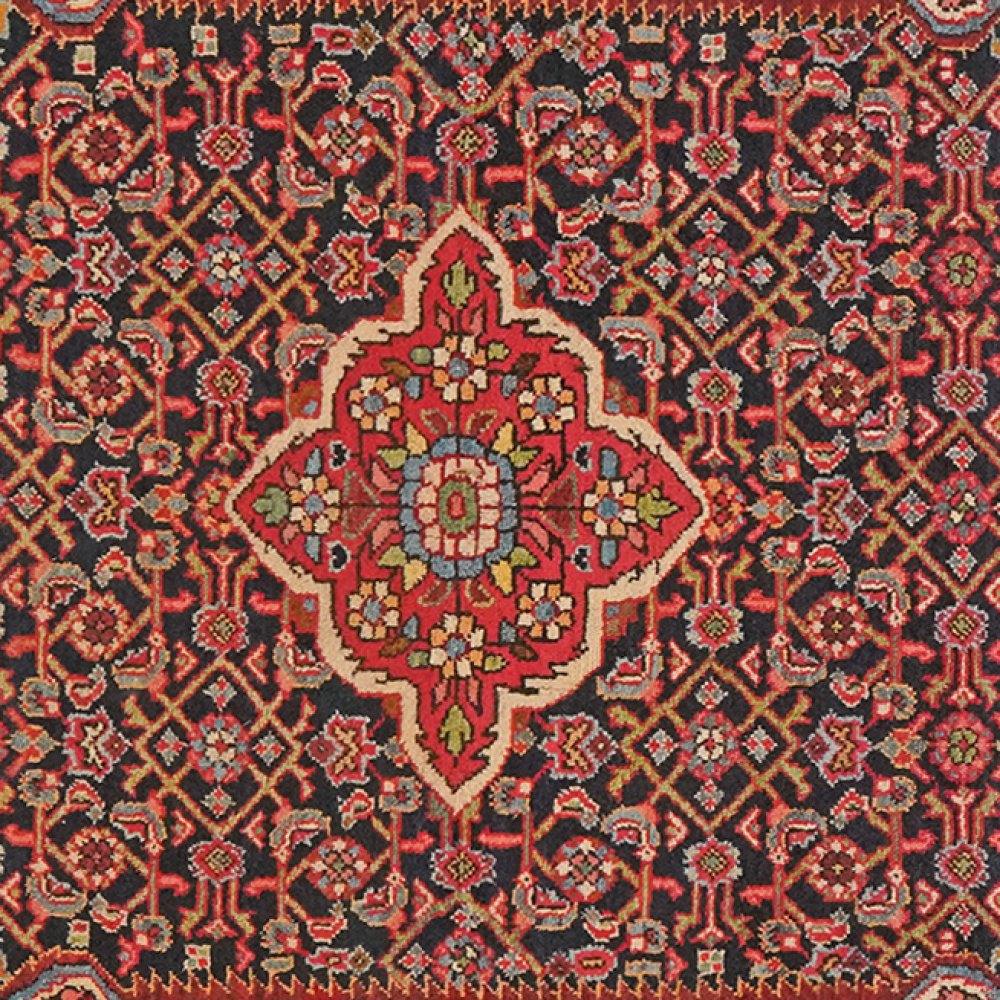 Koutabad — Hand-knotted, 130x203 cm, Blue, 100% Virgin Wool | View 4