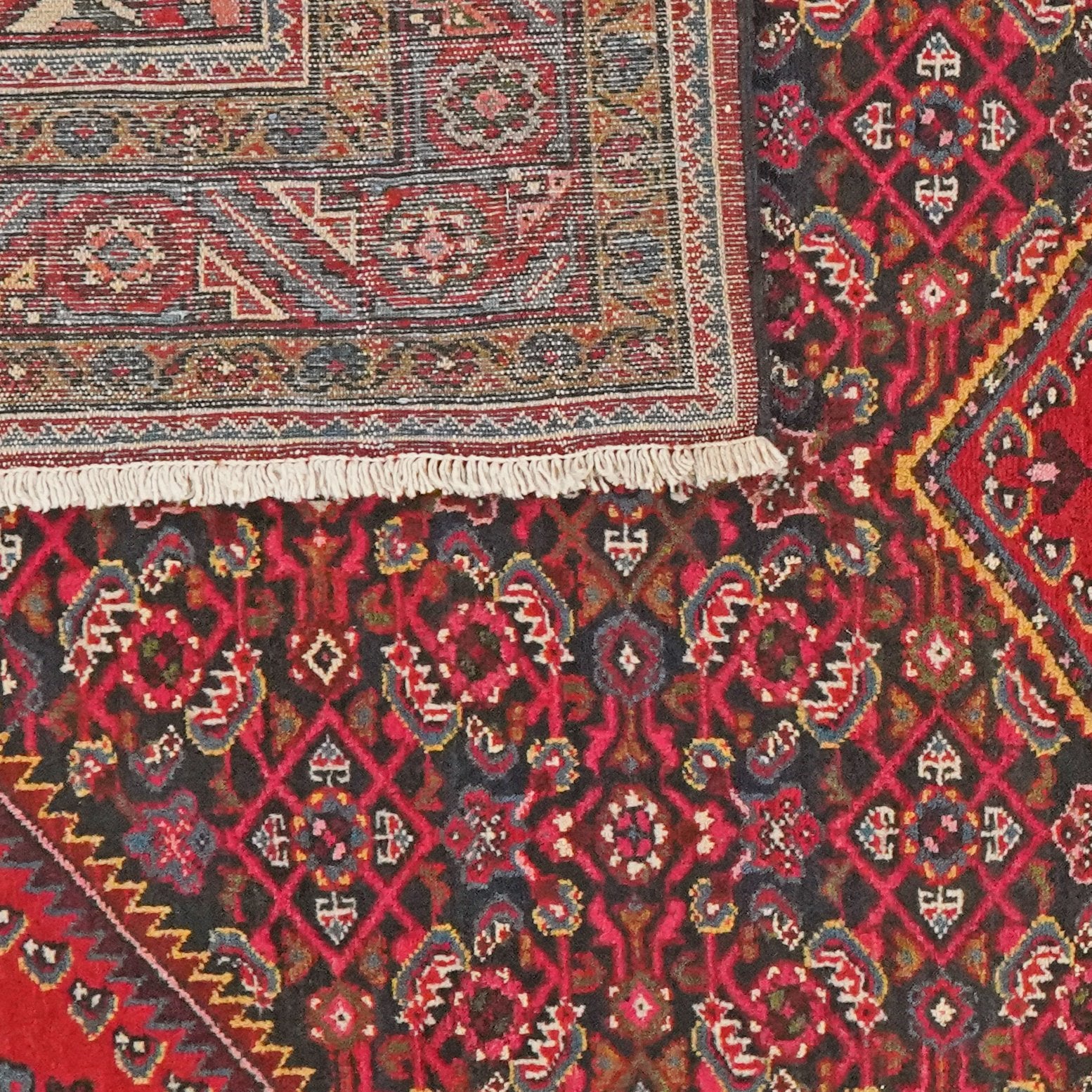 Koutabad — Hand-knotted, 140x202 cm, Blue, 100% Virgin Wool | View 6