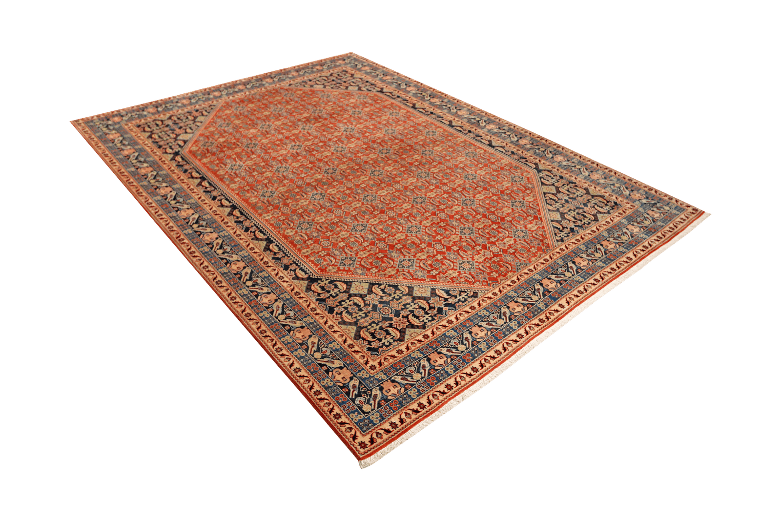 Kashkuli — Hand-knotted, 200x286 cm, Red, 100% Virgin Wool | View 5