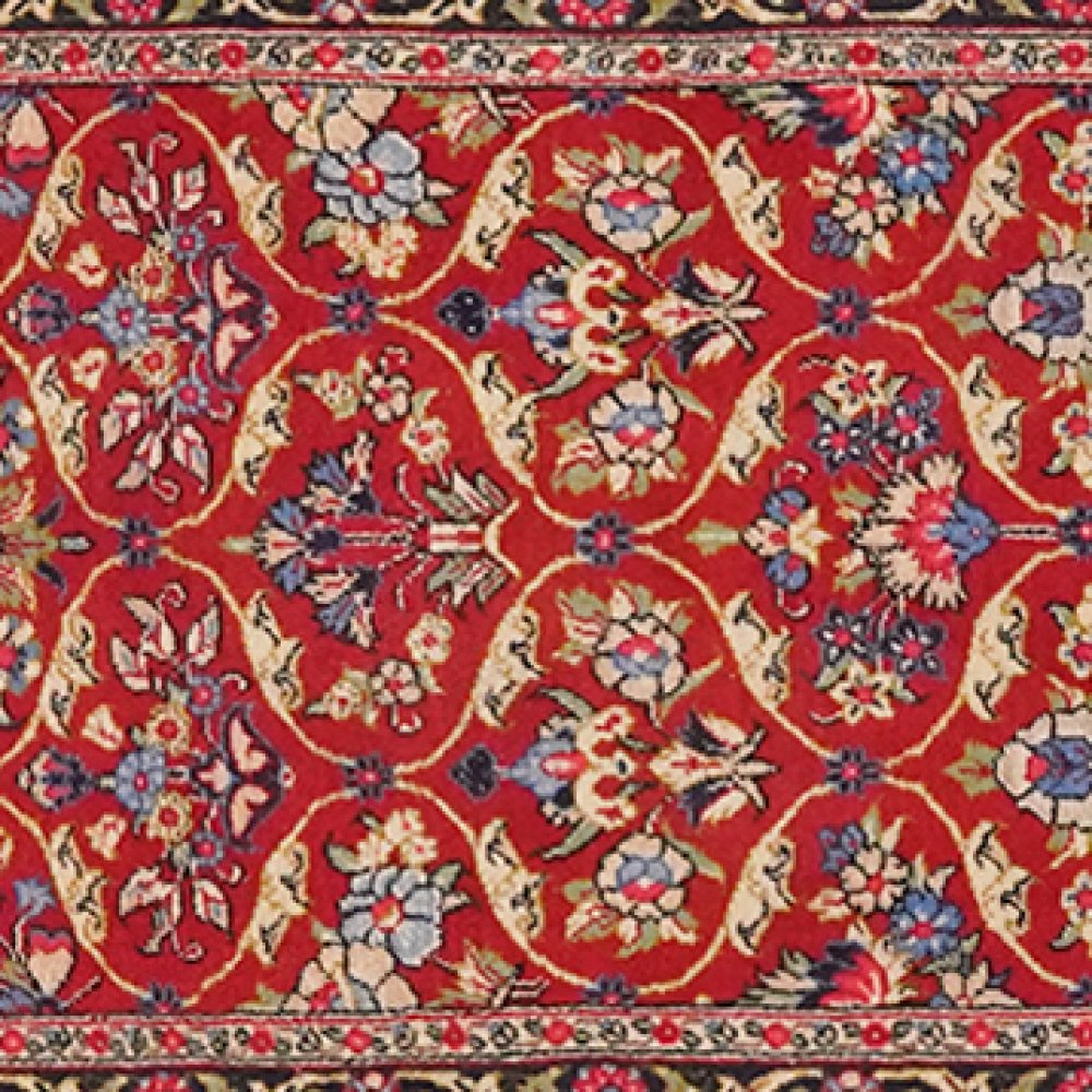 Ghoum — Hand-knotted, 50x200 cm, Red, 100% Virgin Wool | View 4