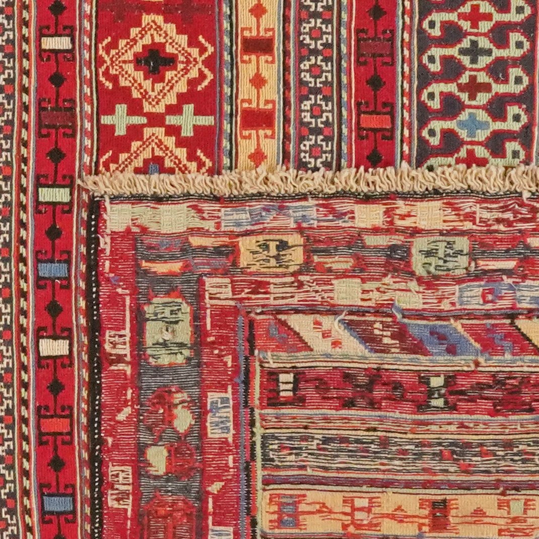 Sumak Shahsavan — Handmade, 126x195 cm, Multicolor, 100% Virgin Wool | View 6
