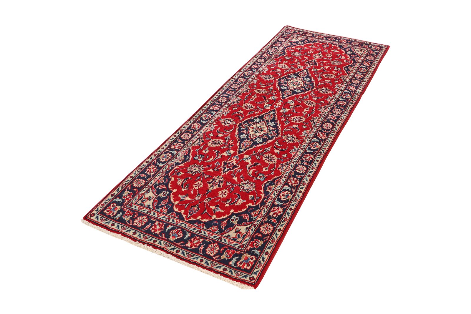 Ardakan — Hand-knotted, 81x216 cm, Red, 100% Virgin Wool | View 5