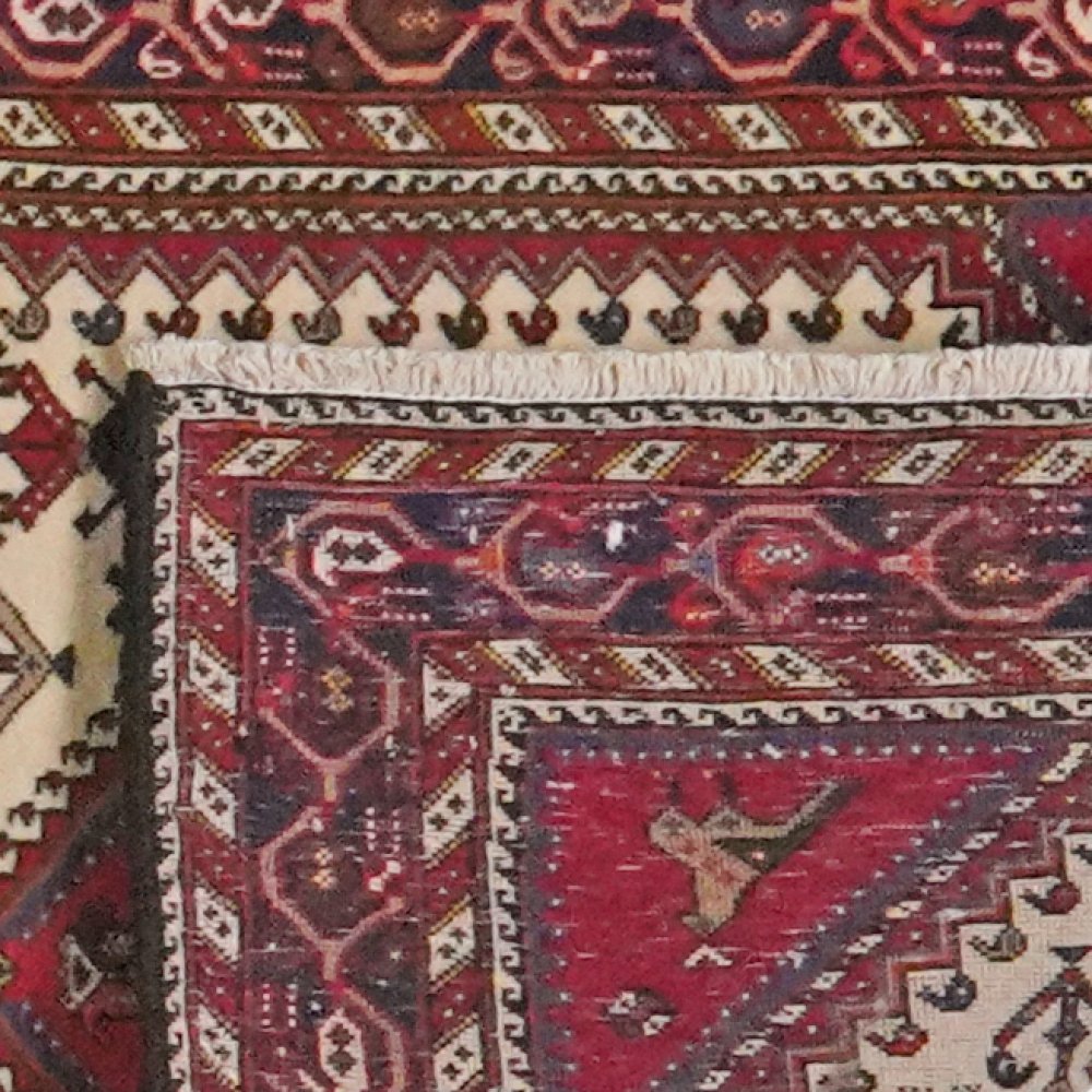 Nasrabad — Hand-knotted, 83x395 cm, Beige, 100% Virgin Wool | View 6