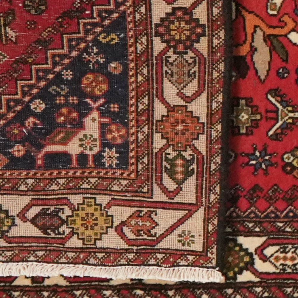 Nasrabad — Hand-knotted, 82x311 cm, Red, 100% Virgin Wool | View 6