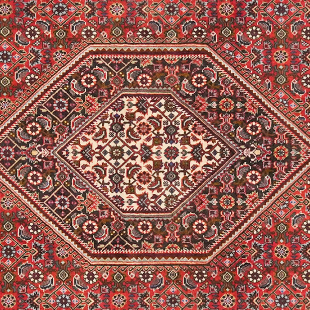 Bidjar Bookan — Hand-knotted, 111x182 cm, Red, 100% Virgin Wool | View 4