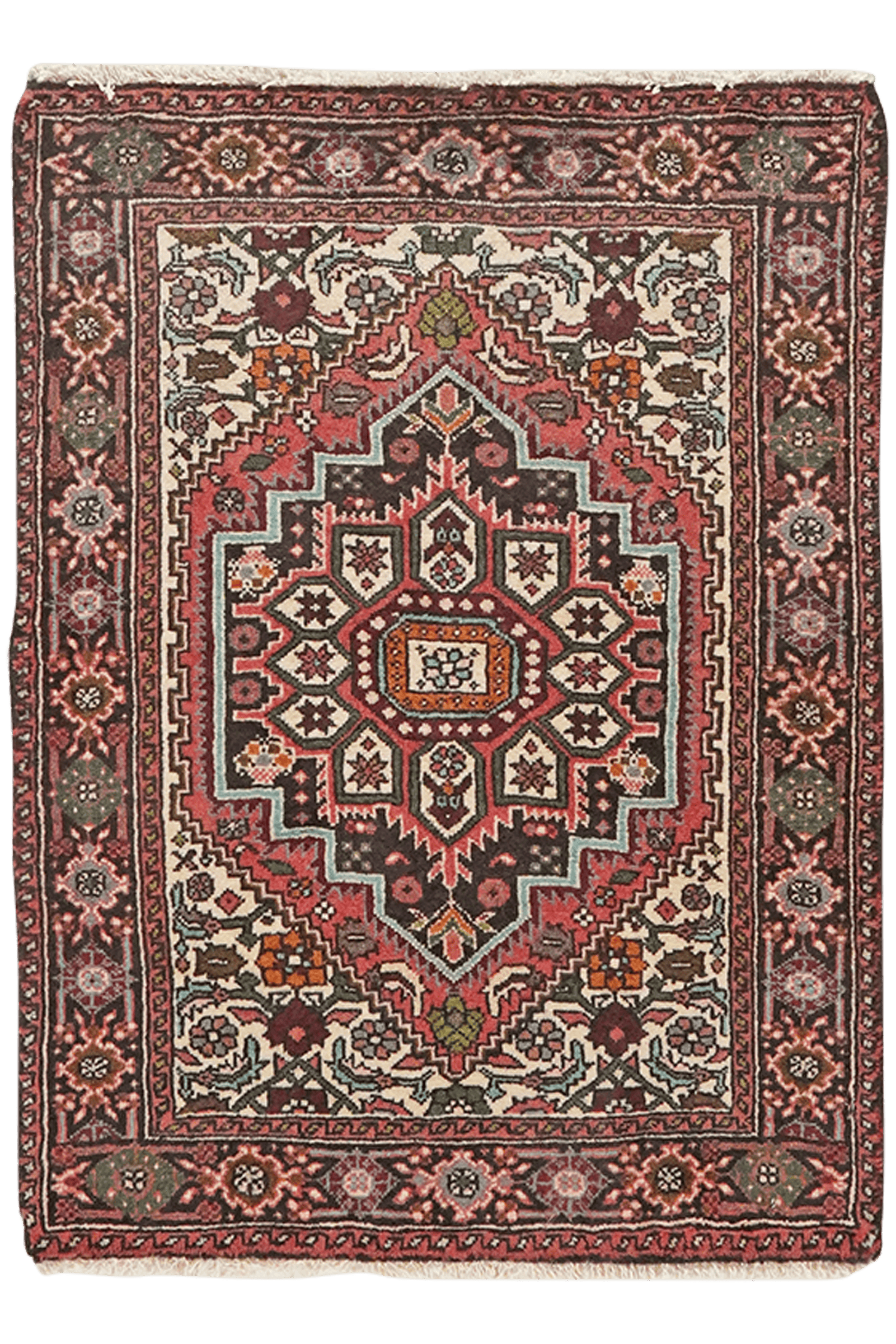 Goltuk — Hand-knotted, 60x80 cm, Red, 100% Virgin Wool | Main view