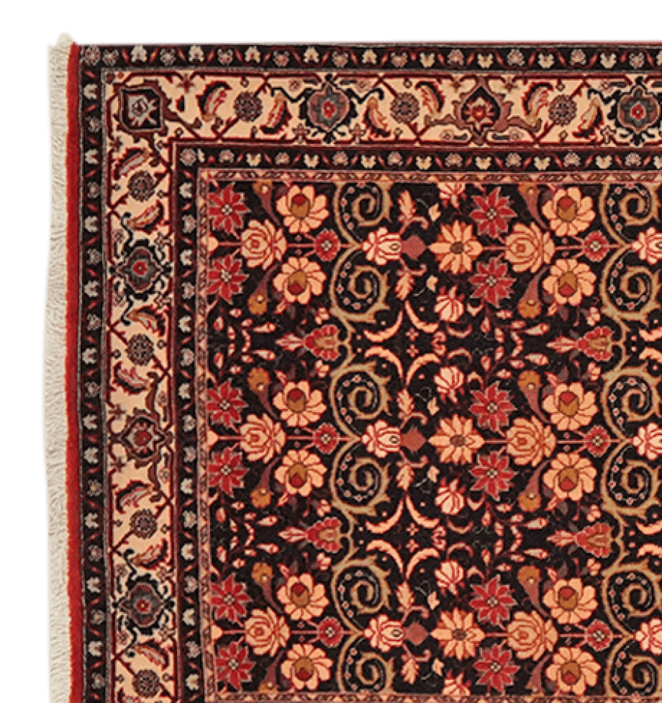 Bidjar Tekkab — Hand-knotted, 96x324 cm, Blue, 100% Virgin Wool | View 3