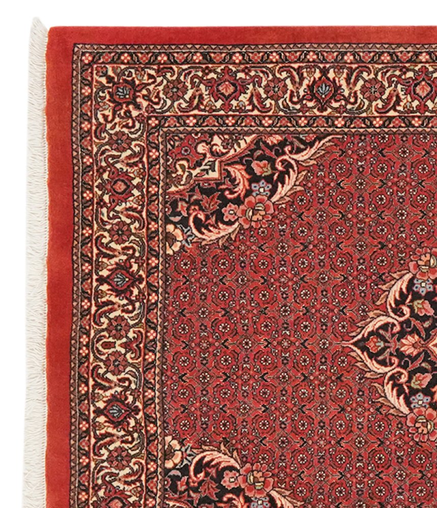 Bidjar Bookan — Hand-knotted, 105x153 cm, Red, 100% Virgin Wool | View 3