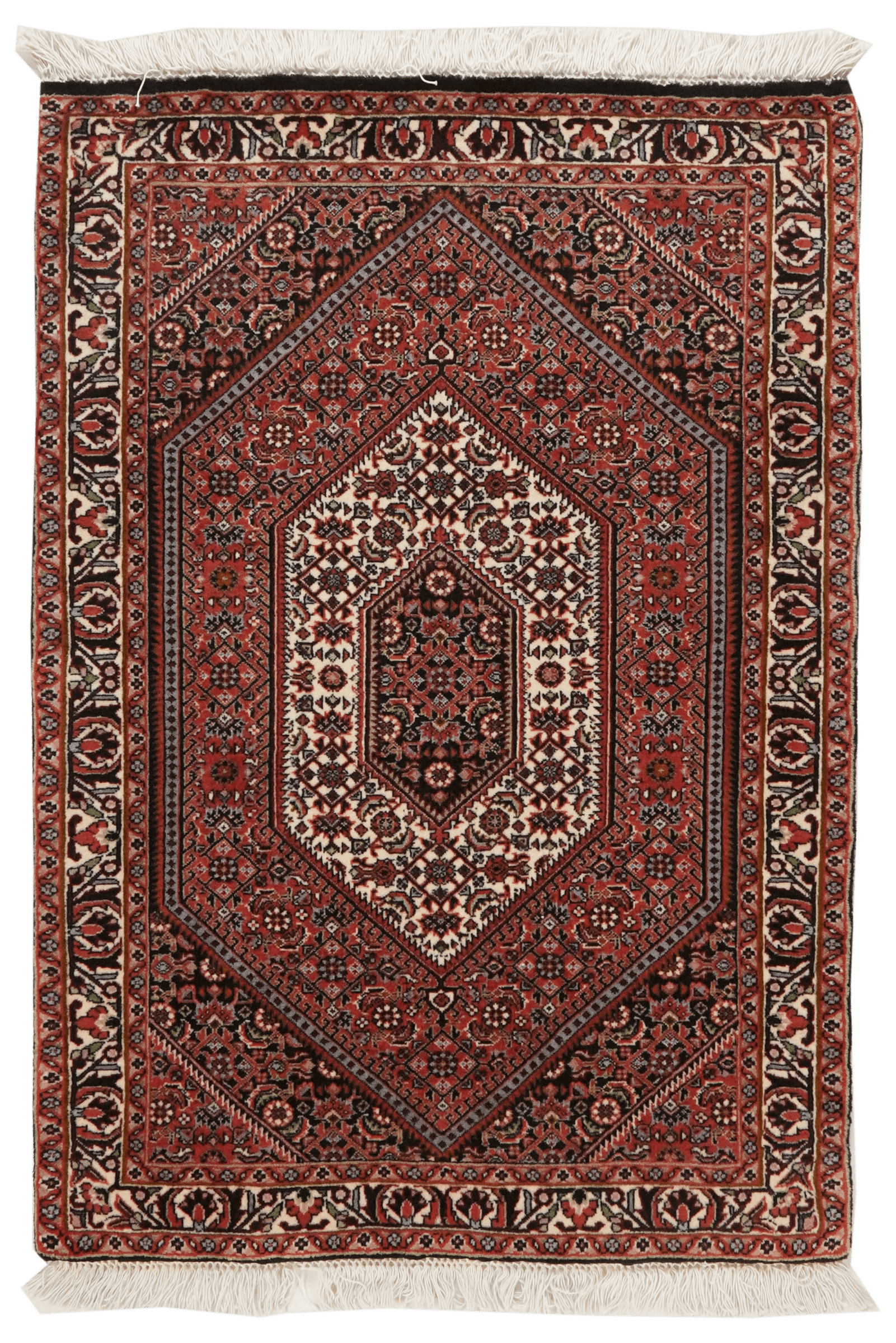 Bidjar Bookan — Hand-knotted, 76x110 cm, Red, 100% Virgin Wool | Main view