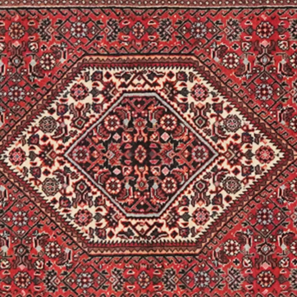 Bidjar Bookan — Hand-knotted, 78x244 cm, Red, 100% Virgin Wool | View 4