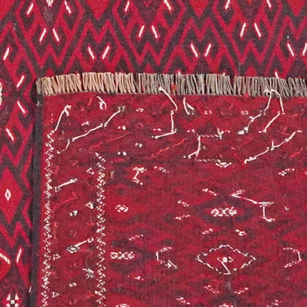 Kelim Turkman — Handmade, 223x315 cm, Multicolor, 100% Virgin Wool | View 6