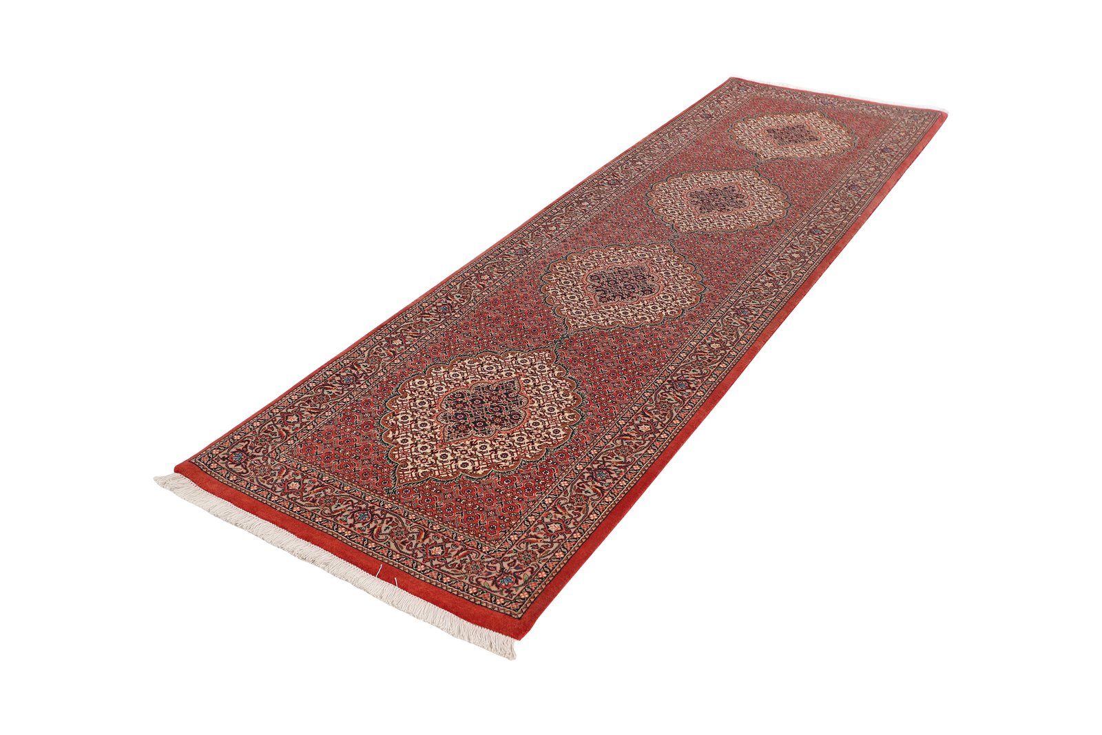 Bidjar Bookan — Hand-knotted, 89x308 cm, Red, 100% Virgin Wool | View 5