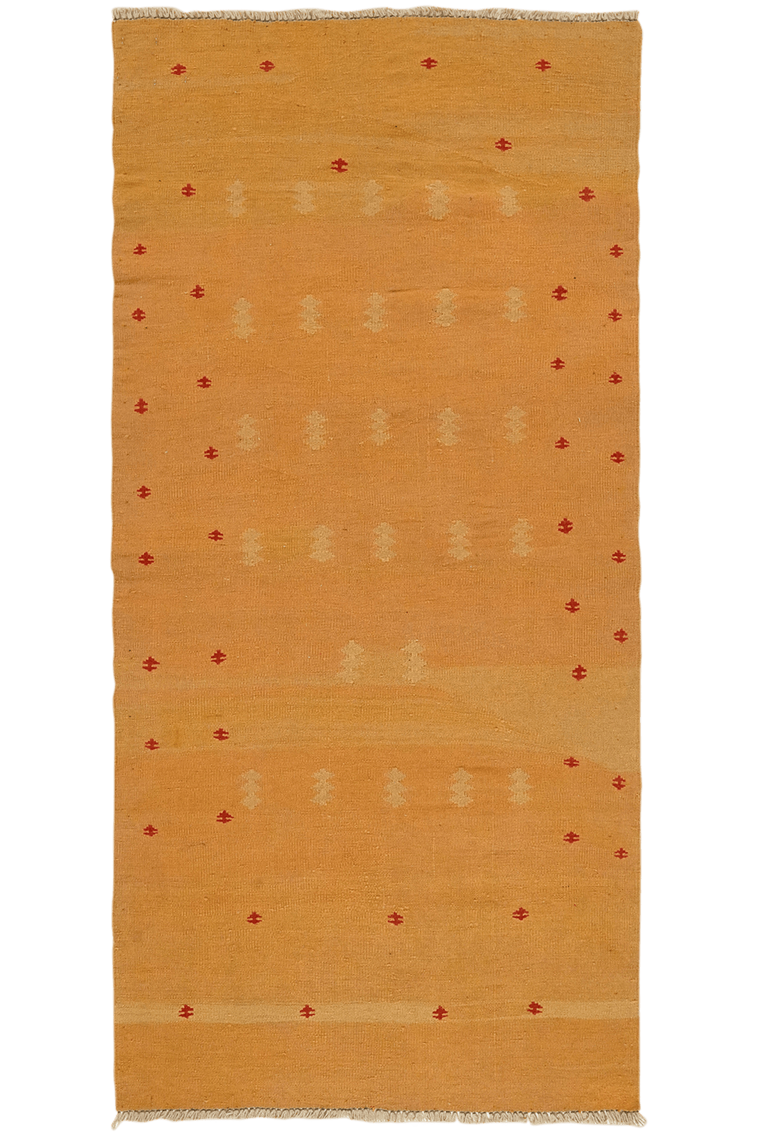 Kelim Gashgai — Handmade, 86x180 cm, Yellow, 100% Virgin Wool | Main view