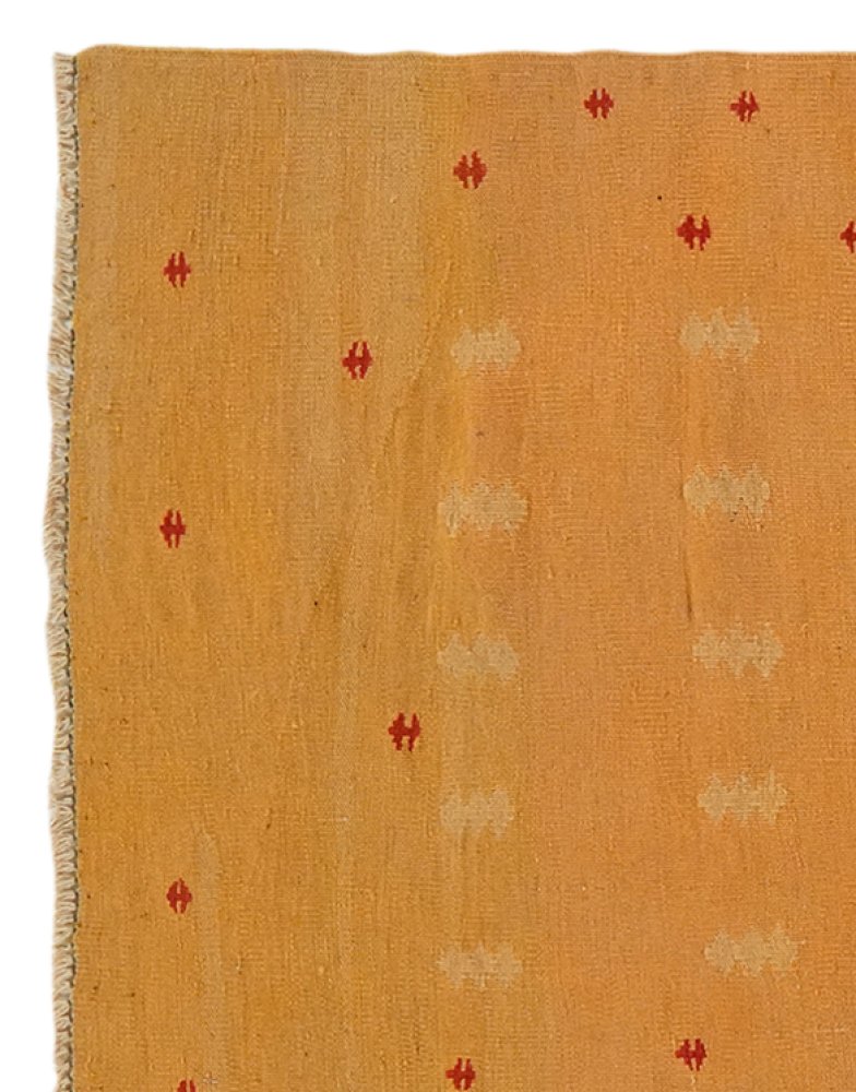 Kelim Gashgai — Handmade, 86x180 cm, Yellow, 100% Virgin Wool | View 3