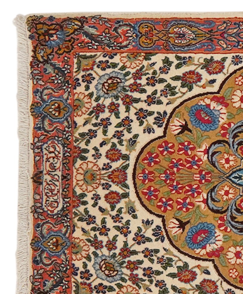 Ravar — Hand-knotted, 74x221 cm, Beige, 100% Virgin Wool | View 3