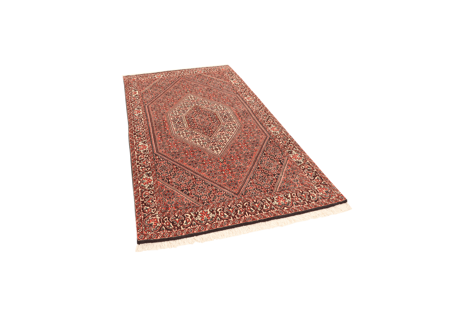Bidjar Bookan — Hand-knotted, 113x177 cm, Red, 100% Virgin Wool | View 5