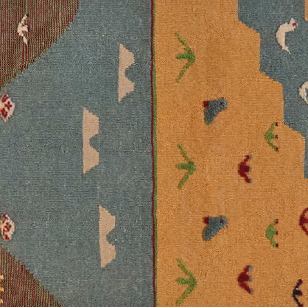 Kelim Gashgai — Handmade, 52x96 cm, Multicolor, 100% Virgin Wool | View 4