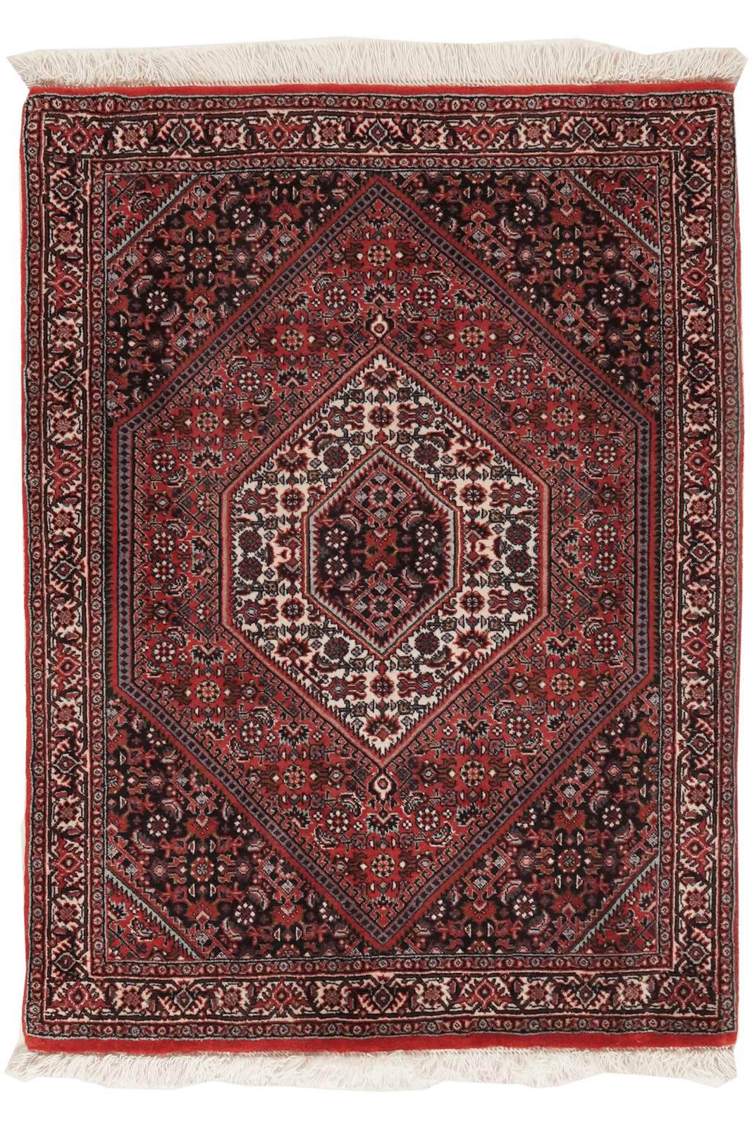 Bidjar Bookan — Hand-knotted, 78x105 cm, Red, 100% Virgin Wool | Main view