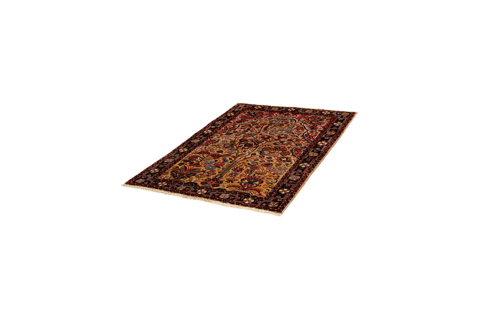 Djozan — Hand-knotted, 104x152 cm, Beige, 100% Virgin Wool | View 5