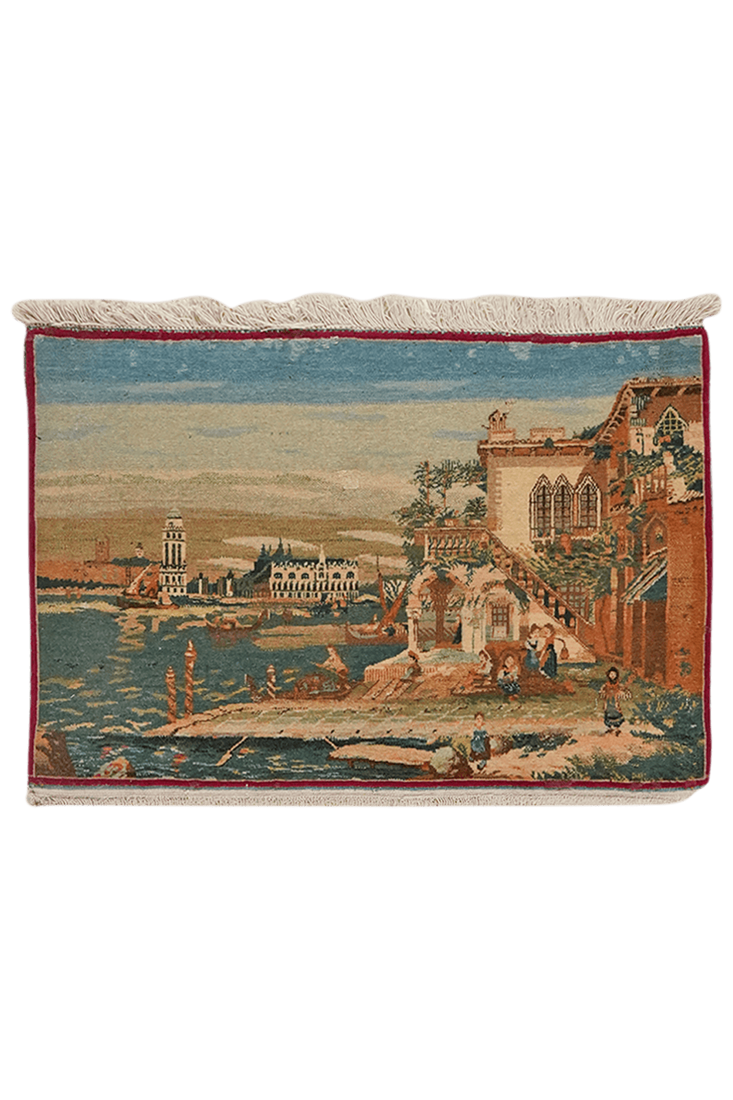 Kashan — Hand-knotted, 75x49 cm, Multicolor, 100% Virgin Wool | Main view