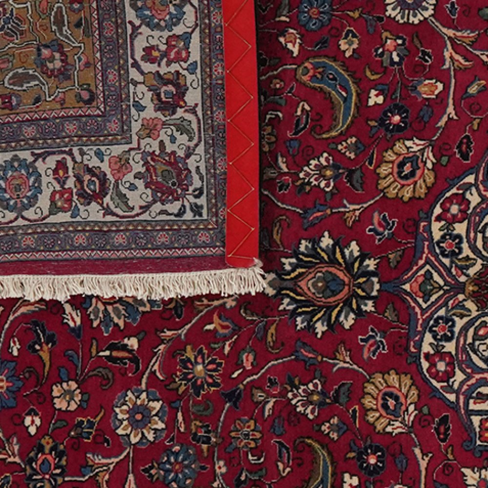 Ghiassabad — Hand-knotted, 134x215 cm, Red, 100% Virgin Wool | View 6