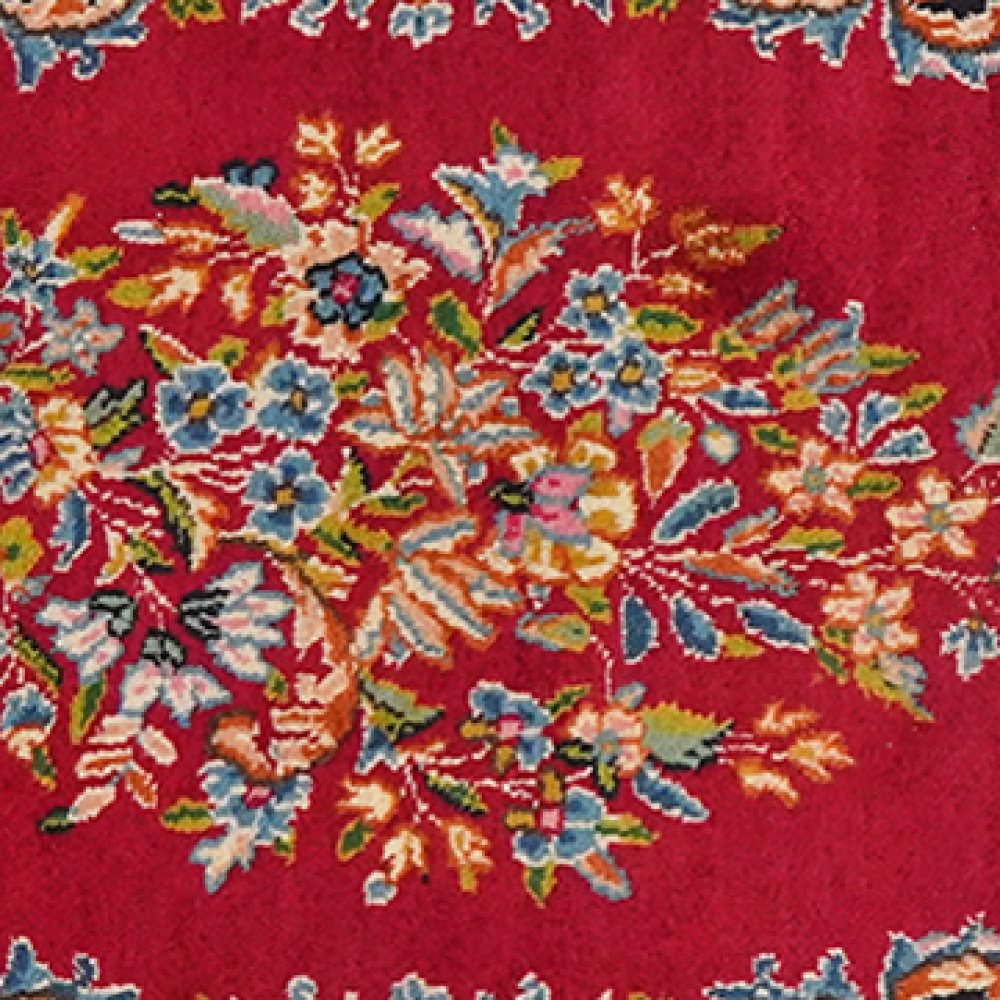 Yazd — Hand-knotted, 52x79 cm, Red, 100% Virgin Wool | View 4