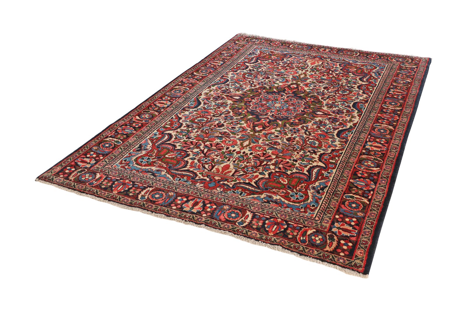 Bourtchalou — Hand-knotted, 152x206 cm, Beige, 100% Virgin Wool | View 5
