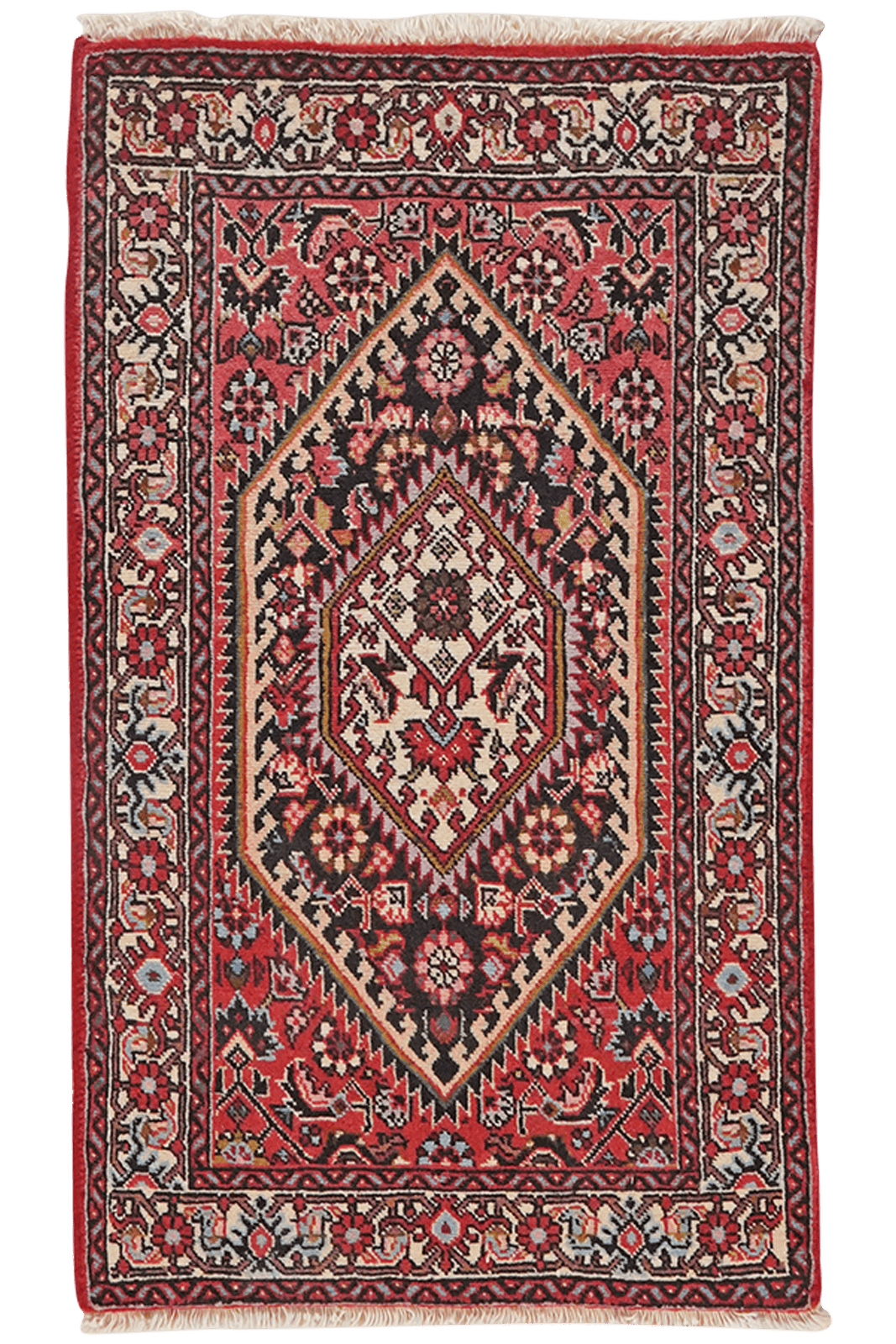 Bidjar Zandjan — Hand-knotted, 53x90 cm, Blue, 100% Virgin Wool | Main view