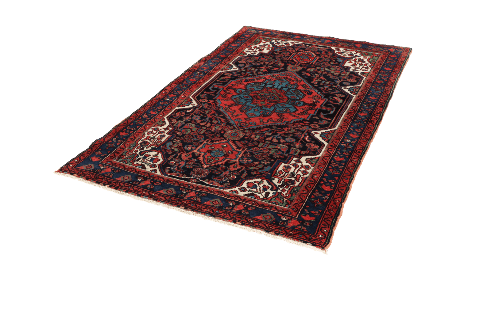 Armanibaf — Hand-knotted, 123x200 cm, Blue, 100% Virgin Wool | View 6