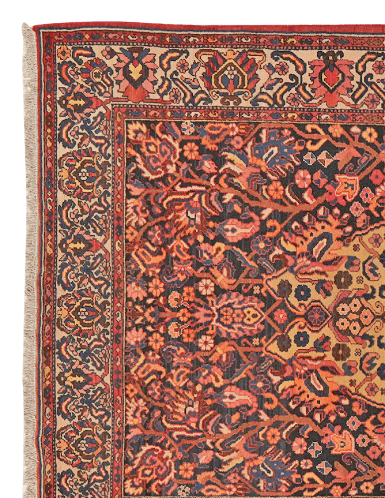 Bakhtiar — Hand-knotted, 161x293 cm, Yellow, 100% Virgin Wool | View 3