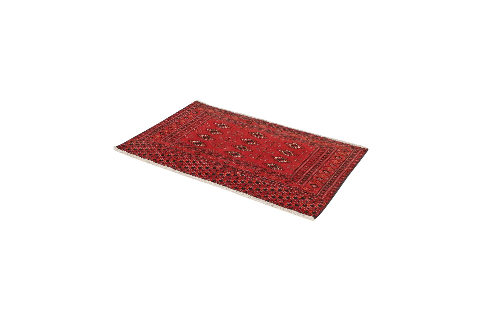 Belutch — Hand-knotted, 118x73 cm, Red, 100% Virgin Wool | View 5