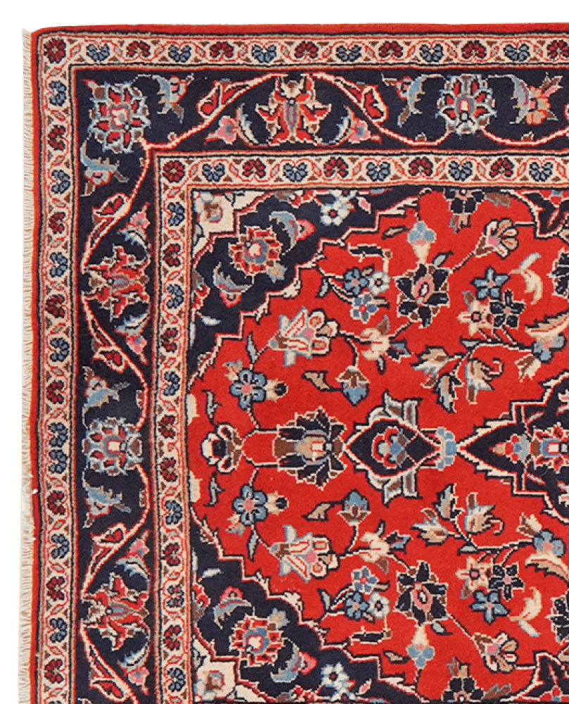 Ardakan — Hand-knotted, 99x318 cm, Red, 100% Virgin Wool | View 3