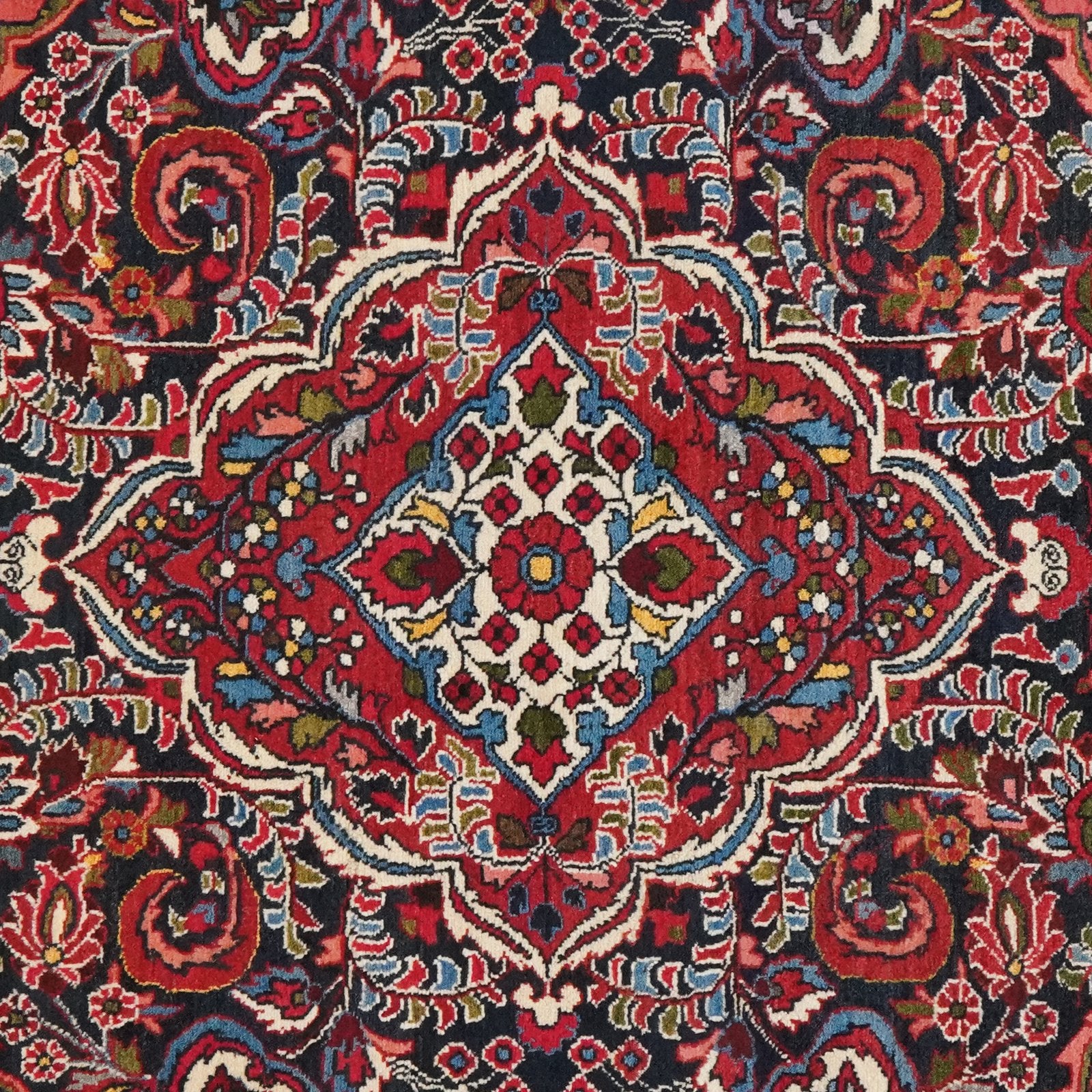 Bourtchalou — Hand-knotted, 135x208 cm, Blue, 100% Virgin Wool | View 6
