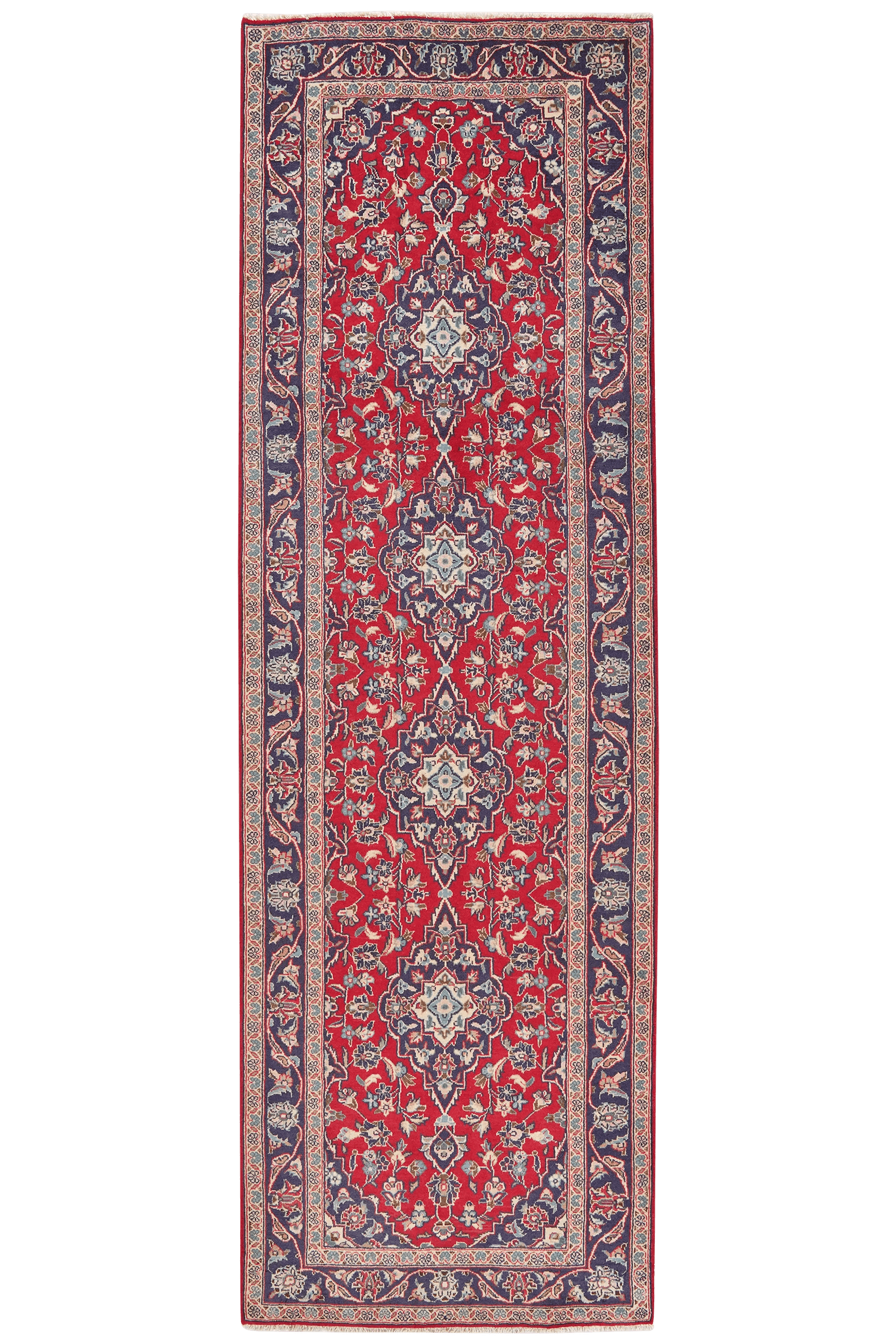 Ardakan — Hand-knotted, 100x320 cm, Red, 100% Virgin Wool | Main view