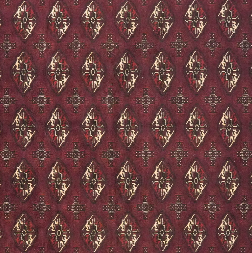 Turkman — Hand-knotted, 202x263 cm, Brown, 100% Virgin Wool | View 4