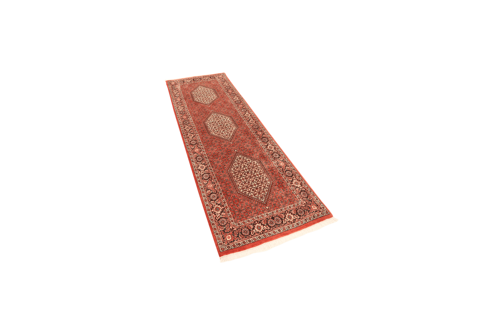 Bidjar Bookan — Hand-knotted, 73x207 cm, Red, 100% Virgin Wool | View 5