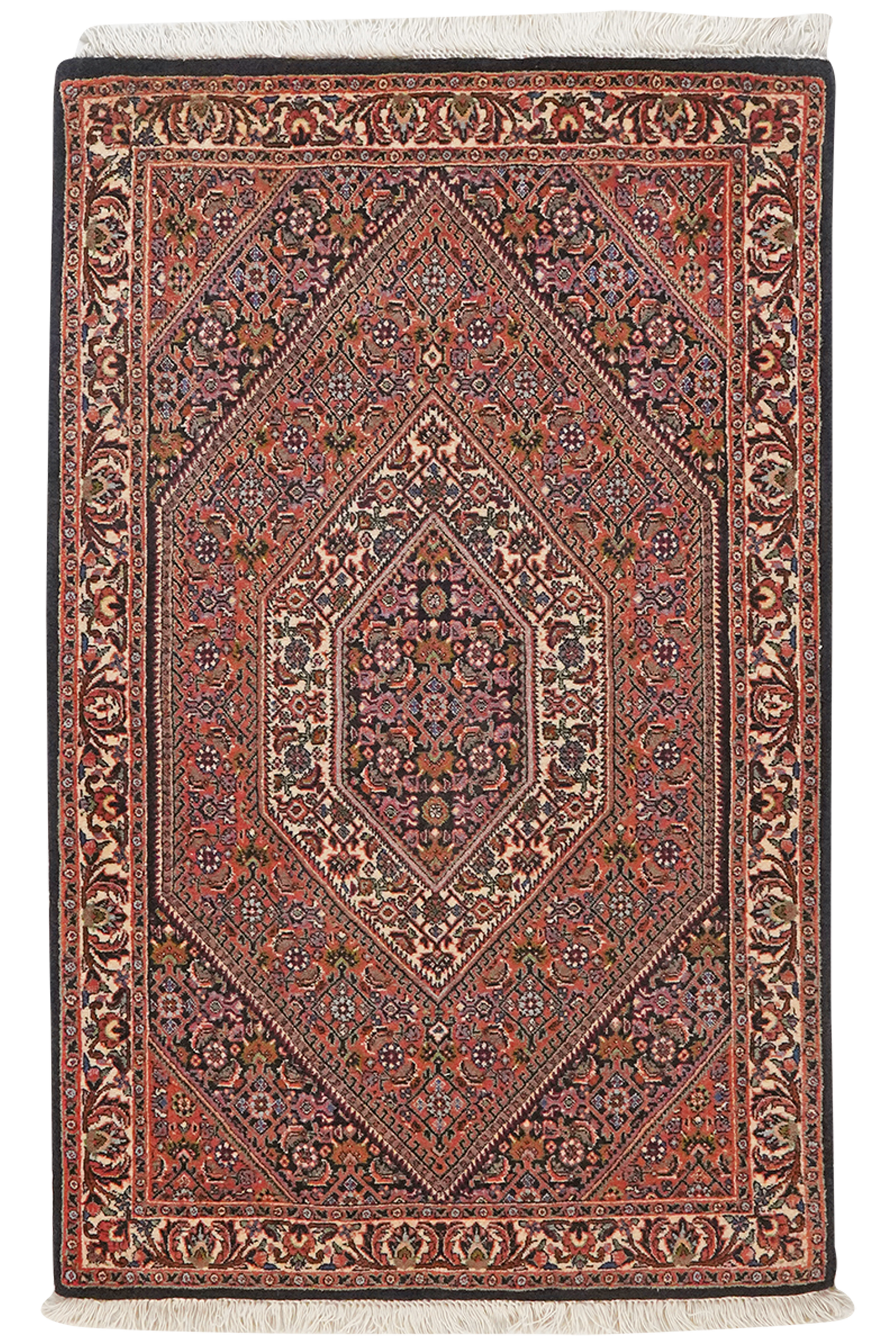 Bidjar Bookan — Handgefertigt, 120x77 cm, Beige, 100% Virgin Wool | Main view