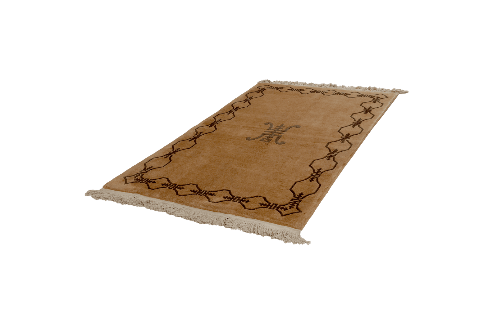 China — Hand-knotted, 122x183 cm, Beige, 100% Virgin Wool | View 5