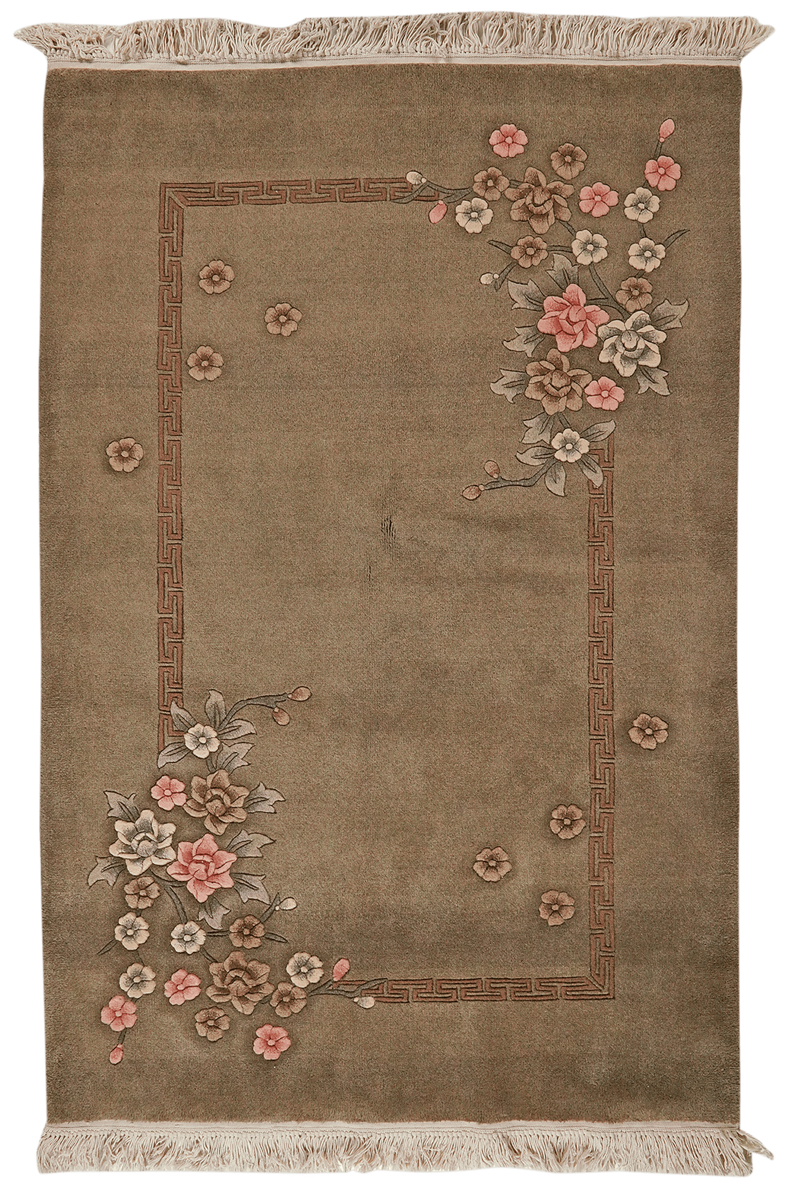 Tibetan — Hand-knotted, 122x183 cm, Grey, 100% Virgin Wool | Main view