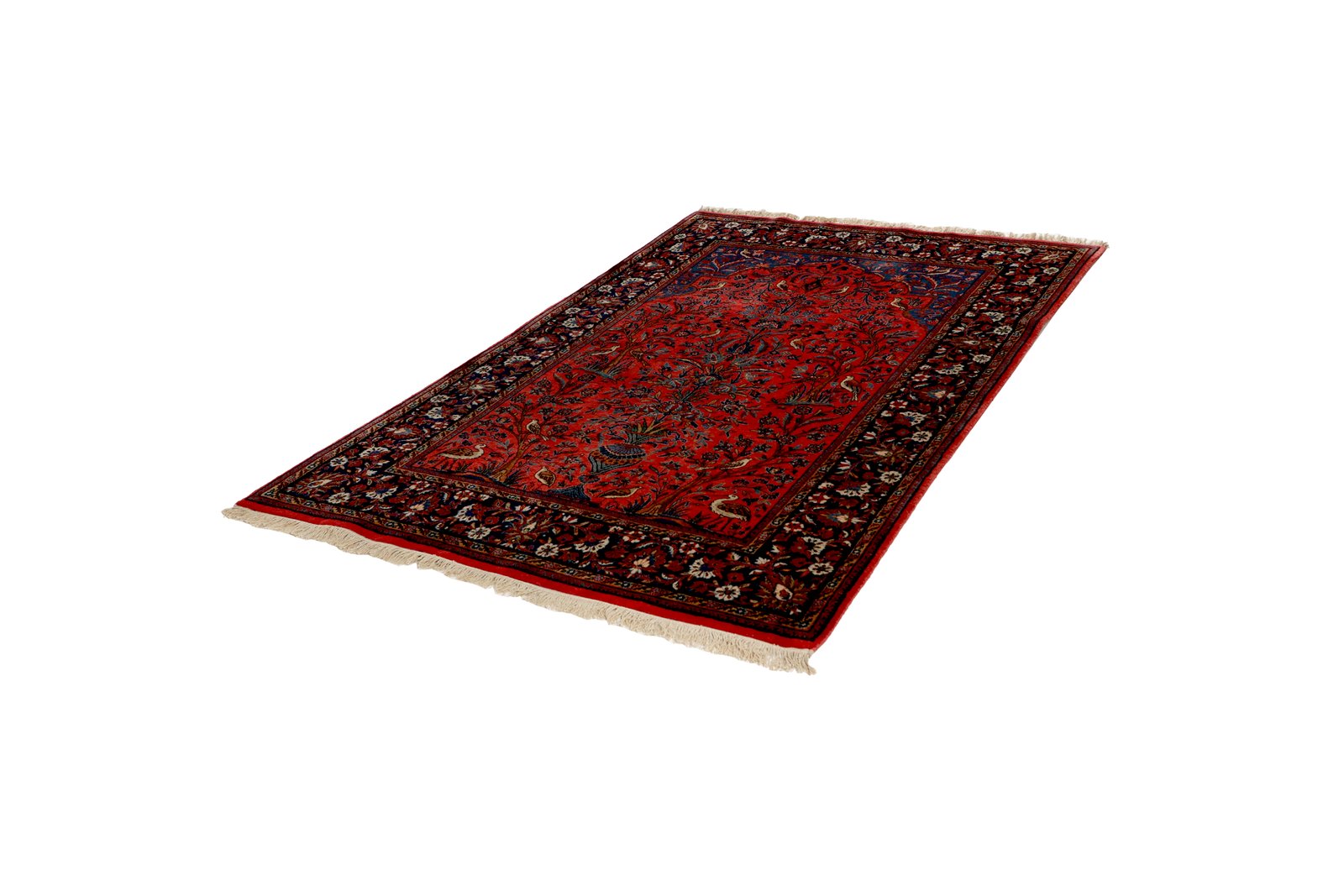 Ghazvin — Hand-knotted, 132x197 cm, Pink, 100% Virgin Wool | View 5
