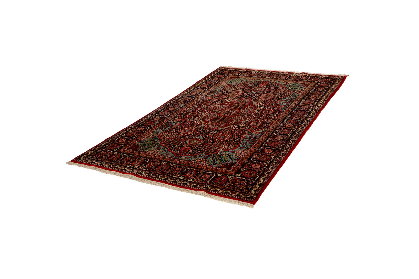 Kashan — Hand-knotted, 133x207 cm, Blue, 100% Virgin Wool | View 5