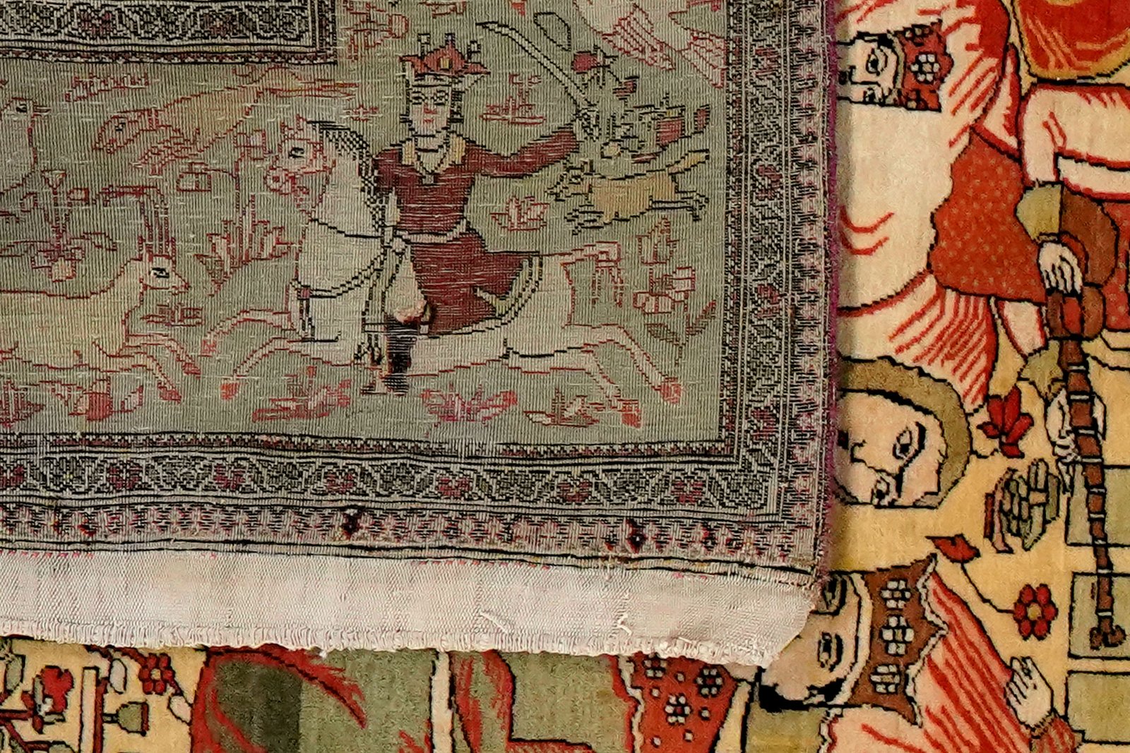 Teheran — Hand-knotted, 124x205 cm, Beige, 100% Virgin Wool | View 6