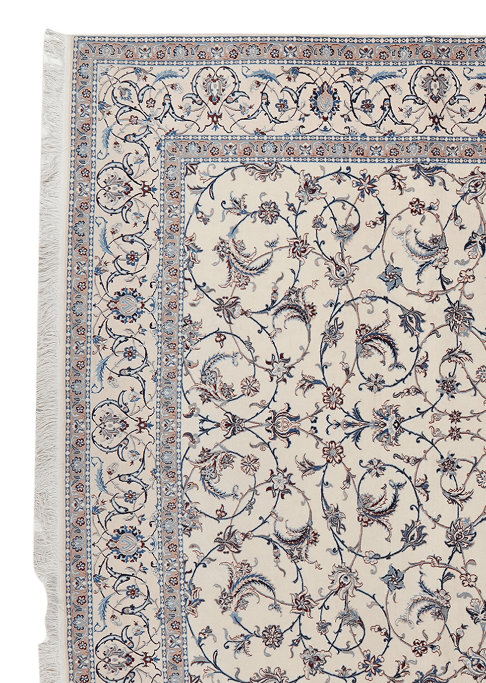 Nain 6La — Hand-knotted, 200x300 cm, Beige, 100% Virgin Wool | View 3