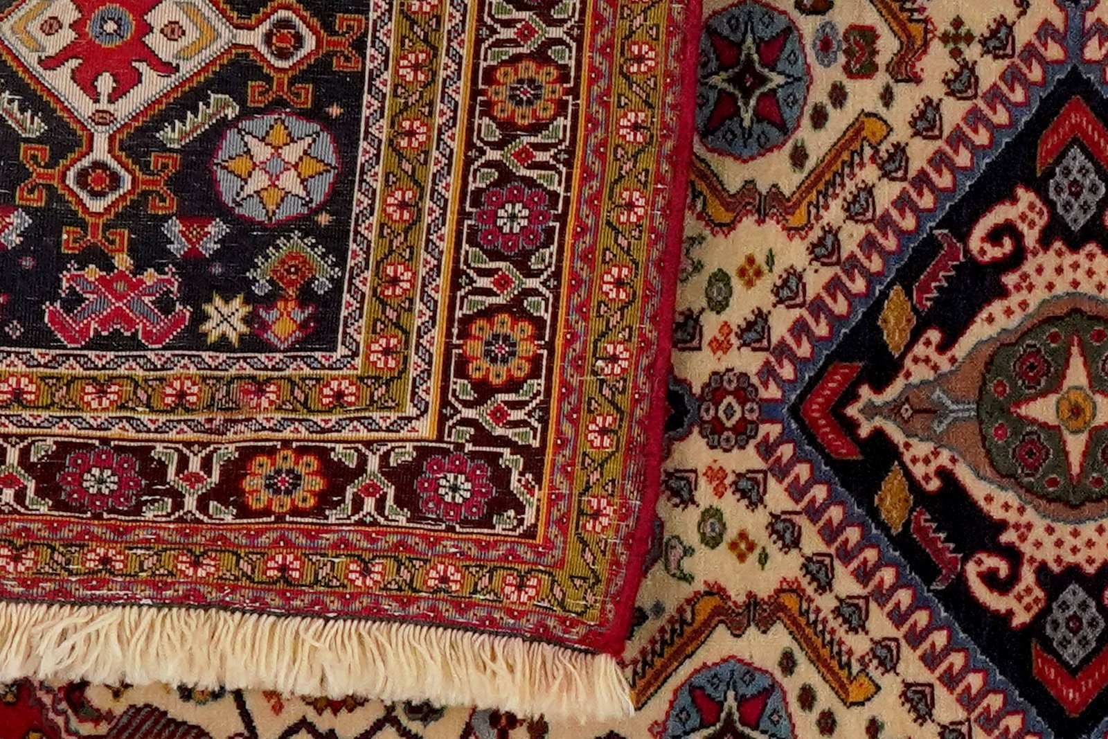 Kashkuli — Hand-knotted, 99x145 cm, Beige, 100% Virgin Wool | View 6