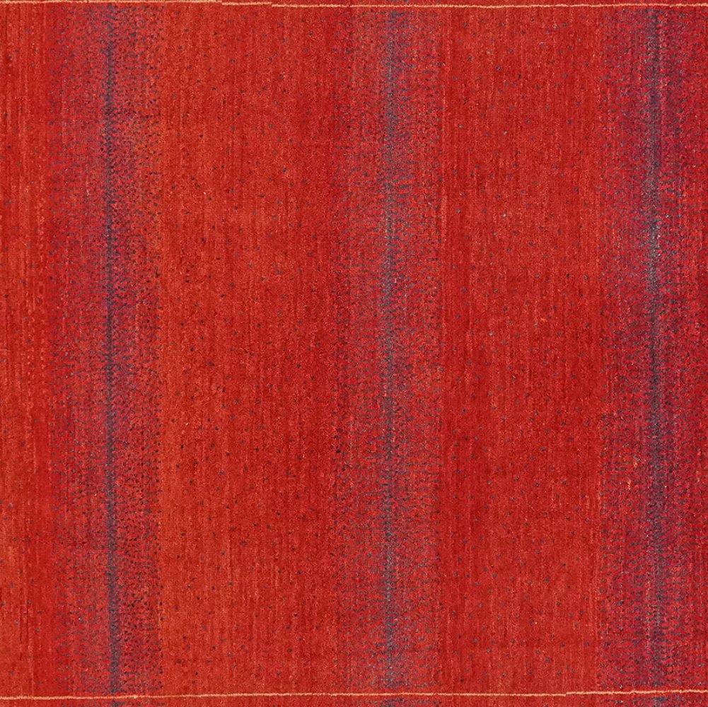 Gabbeh — Hand-knotted, 192x299 cm, Red, 100% Virgin Wool | View 4