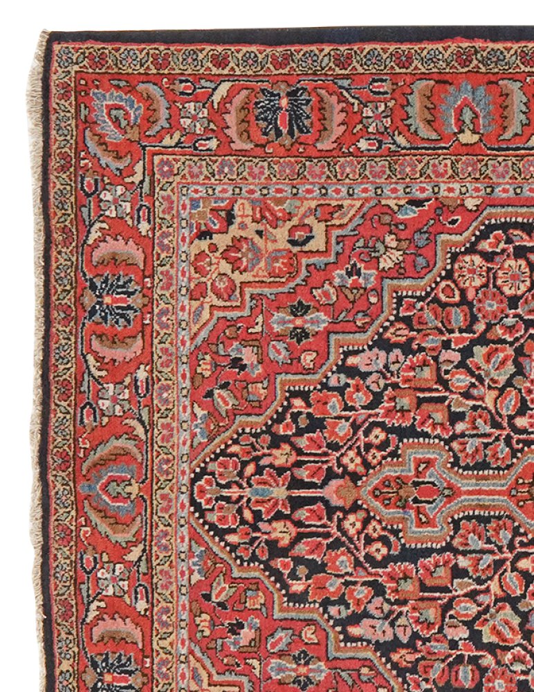Djozan — Hand-knotted, 125x205 cm, Blue, 100% Virgin Wool | View 3