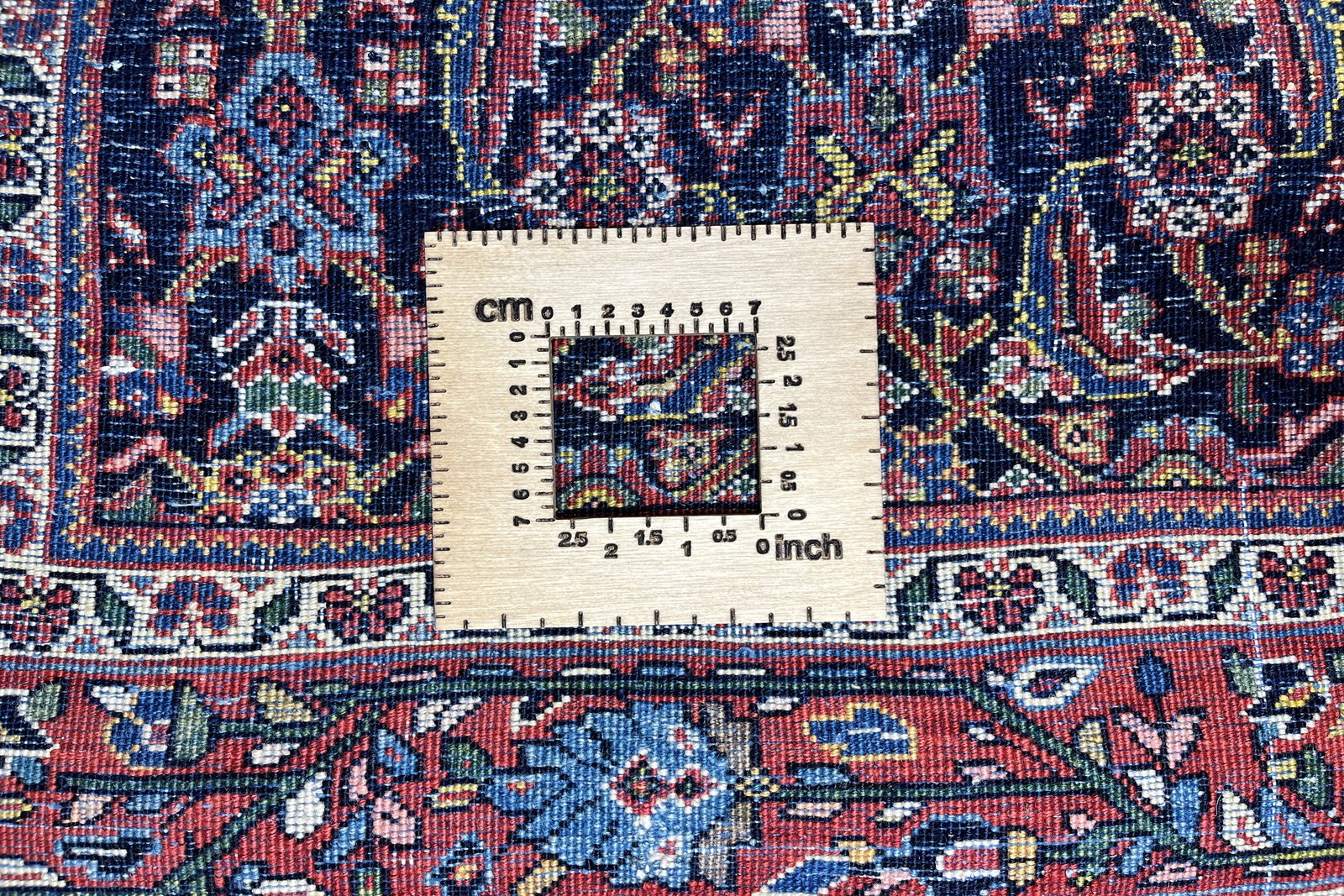 Mohadjeran — Hand-knotted, 130x205 cm, Blue, 100% Virgin Wool | View 11