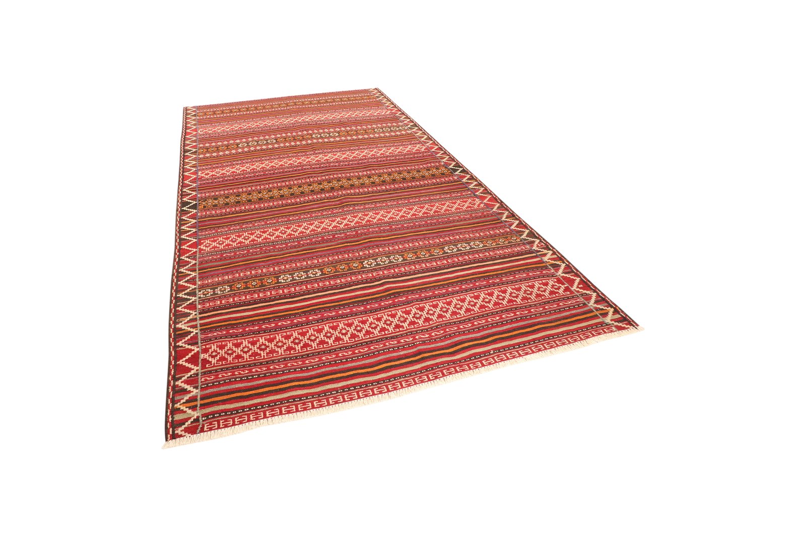 Kelim Kordi Old — Handmade, 170x277 cm, Multicolor, 100% Virgin Wool | View 5